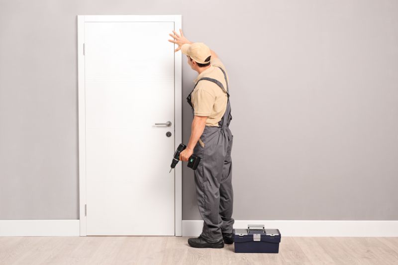 Handyman Fixing Door
