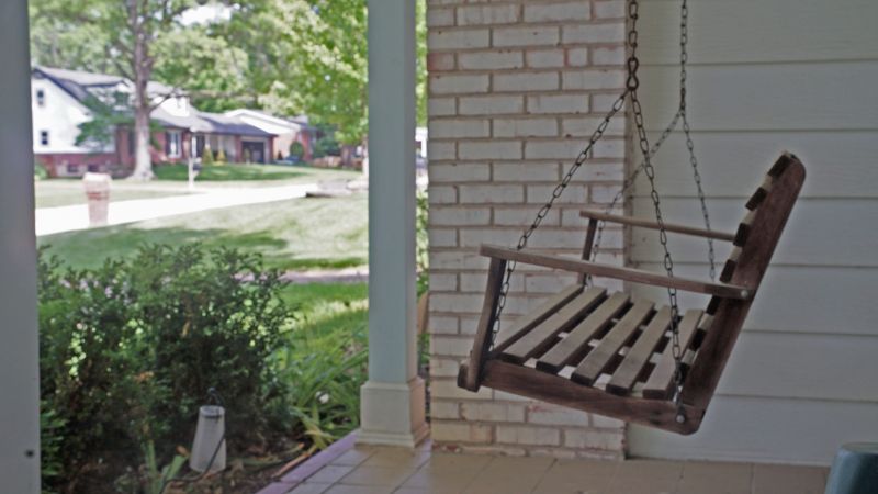 Rustic Porch Swing